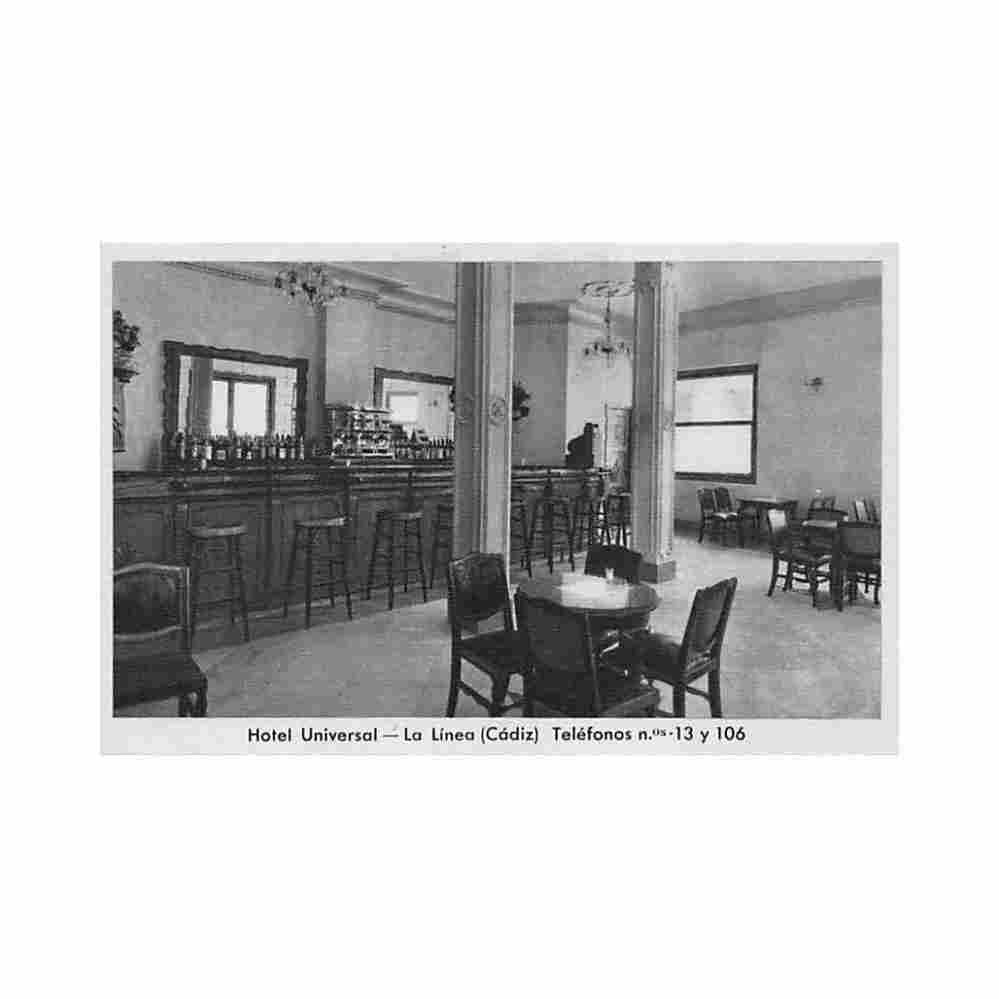 espana la linea cadiz hotel universal el bar Vintage A4 Photo Print