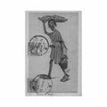 espana melilla caricatura vendedor de datiles ed postal expres 4 Vintage A4 Photo Print