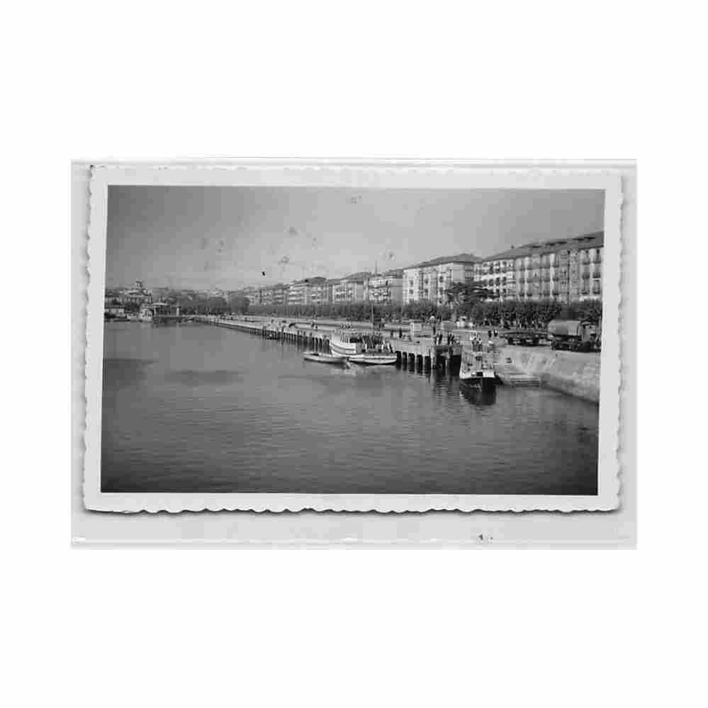 espana santander cantabria paseo de pereda desde el mar ed darvi 6 Vintage A4 Photo Print