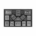 estonia estonian stamp issues from 1919 to 1921 Vintage A4 Photo Print