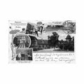 estonia parnu pernau city bathing establishment Vintage A4 Photo Print