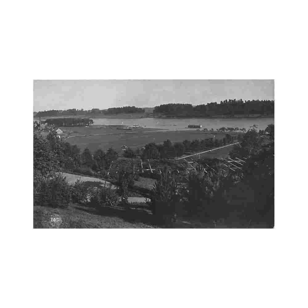 estonia viljandi landscpae year 1921 Vintage A4 Photo Print
