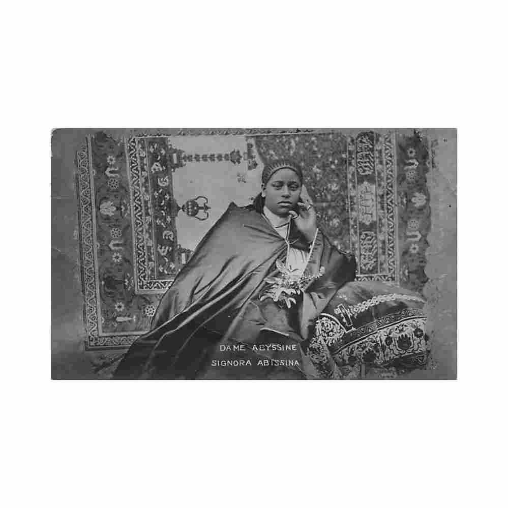 ethiopia abyssinian lady Vintage A4 Photo Print