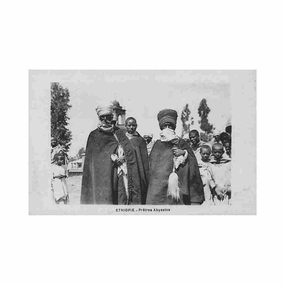 ethiopia abyssinian priests les voix franciscaines Vintage A4 Photo Print