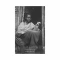 ethiopia abyssinian woman spining cotton Vintage A4 Photo Print