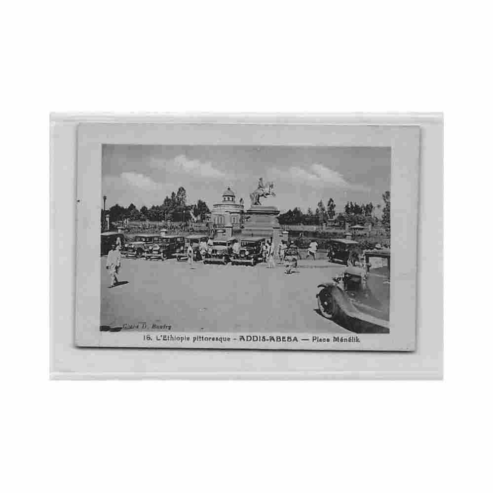 ethiopia addis ababa menelik square mission catholique de dire daoua d boudry 16 Vintage A4 Photo Print