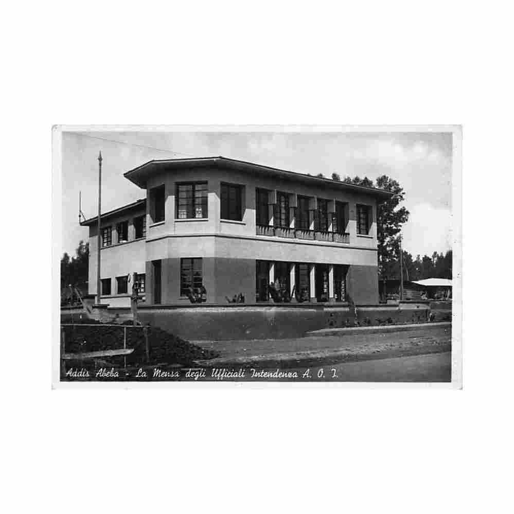 ethiopia addis ababa the mess of the intendancy officers a campassi 61 Vintage A4 Photo Print