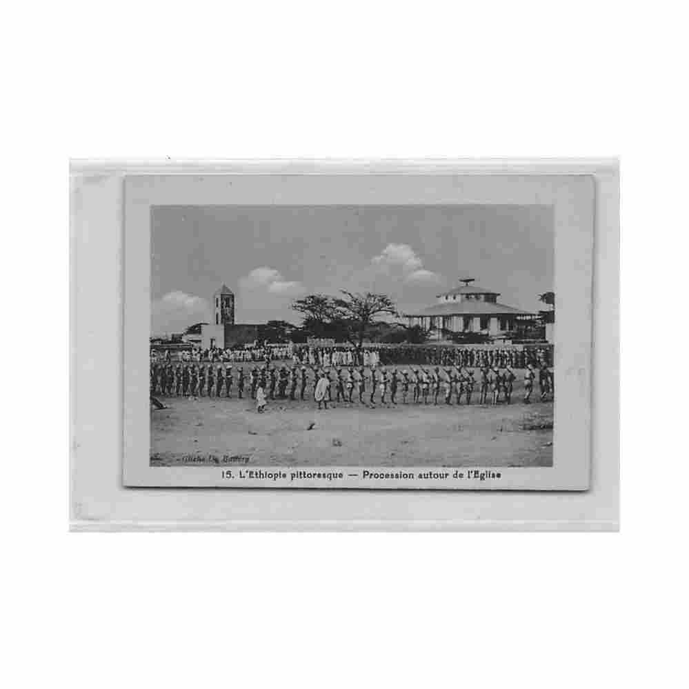 ethiopia dire dawa religious procession mission catholique de dire daoua d boudry 15 Vintage A4 Photo Print