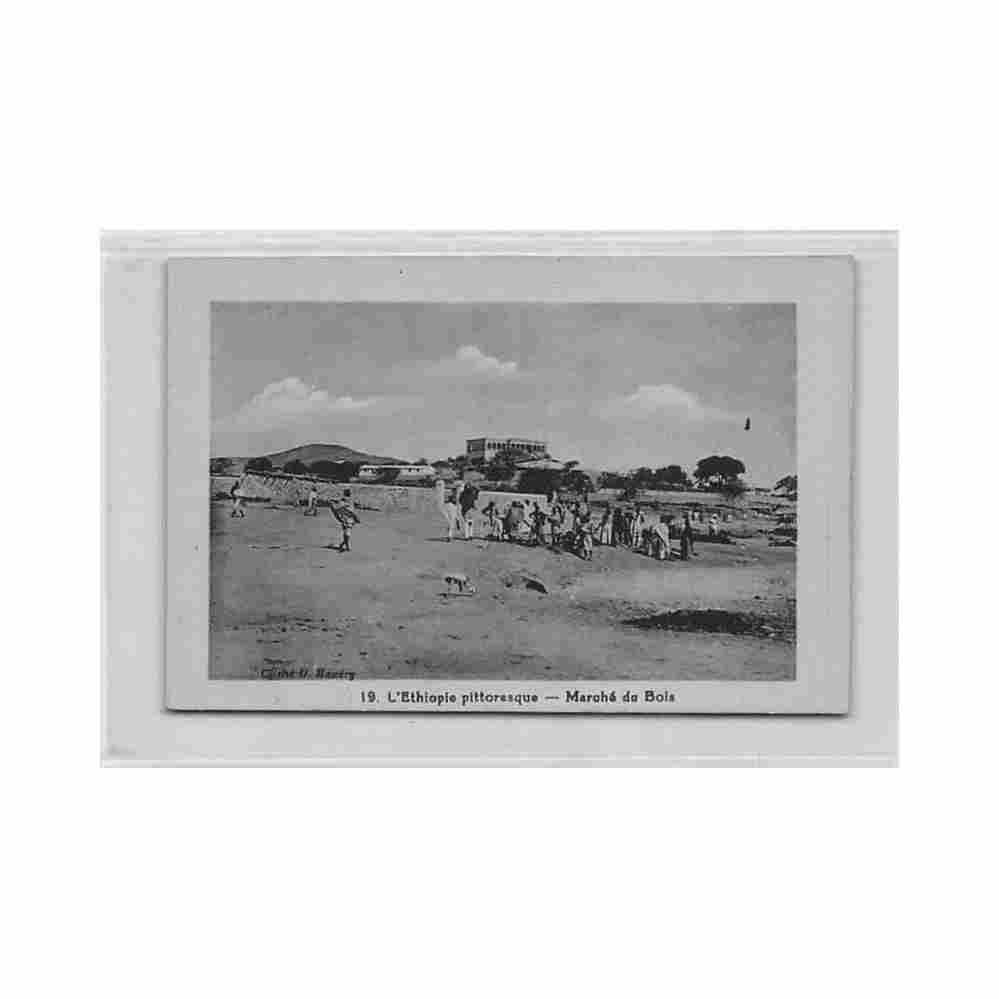ethiopia dire dawa wood market mission catholique de dire daoua d boudry 19 Vintage A4 Photo Print