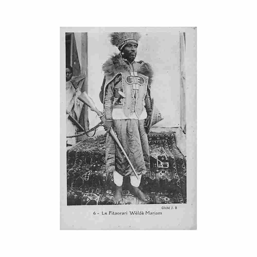 ethiopia fitawrari wolde mariam j b 6 Vintage A4 Photo Print