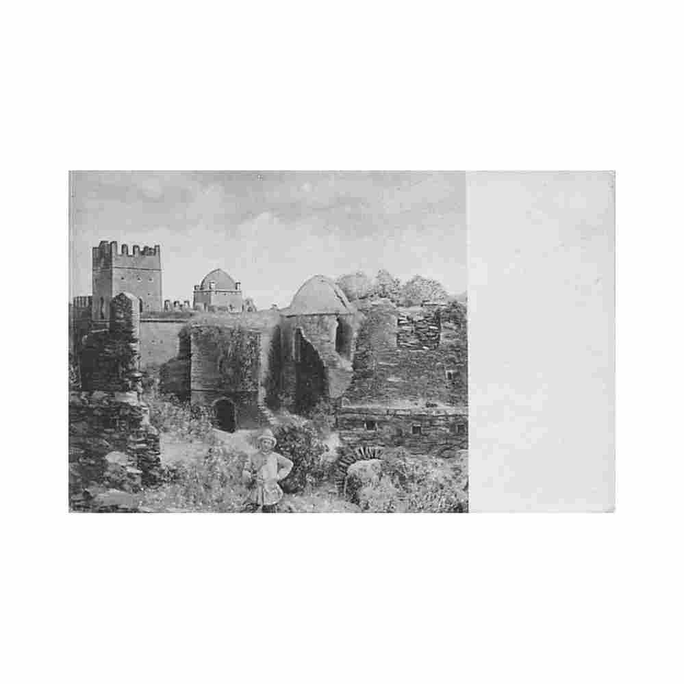 ethiopia gondar ruins julia e h schrenzel Vintage A4 Photo Print