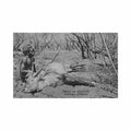 ethiopia hunting in abyssinia defarsa antelope j a michel Vintage A4 Photo Print