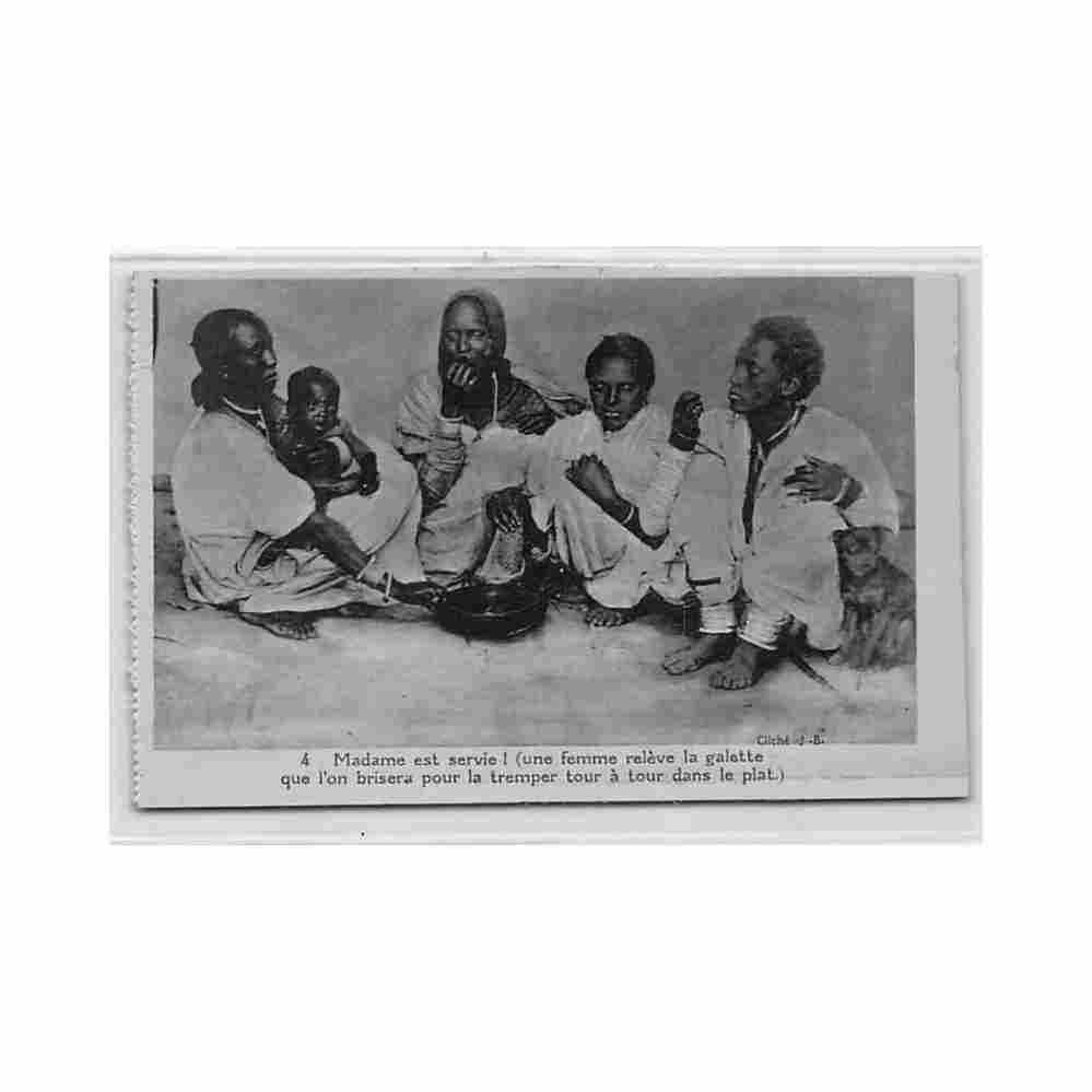 ethiopia women eating a pancake ed j b 4 Vintage A4 Photo Print