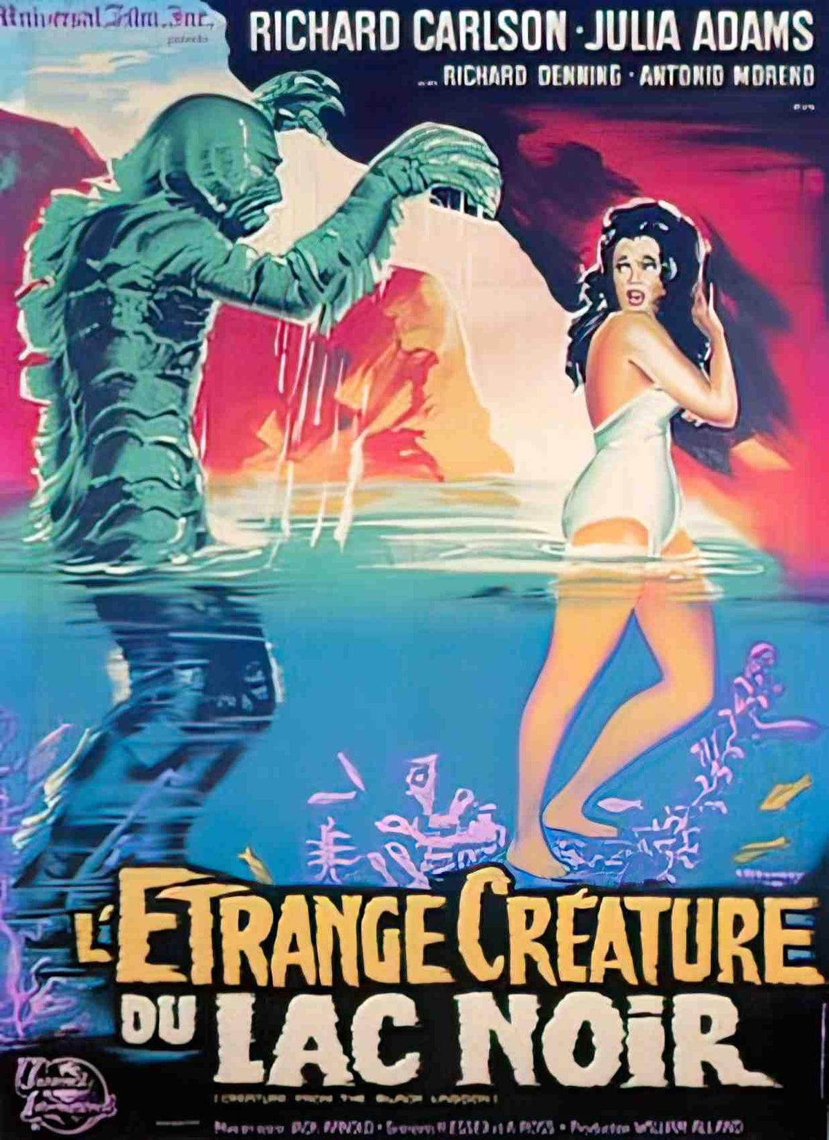 etrange creature lac noir Advert A4 Photo Print