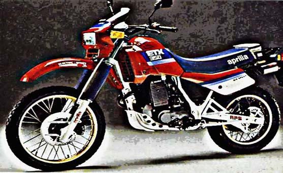 etx 350 motorbike A4 Photo Print