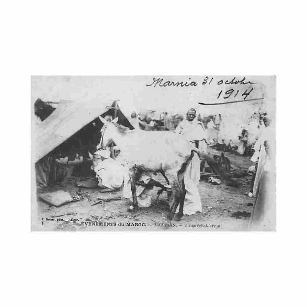 evenements du maroc mazagan el jadida un marechal ferrant ed j geiser 1 Vintage A4 Photo Print