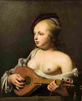 ever Cittern Player Art A4 Photo Print