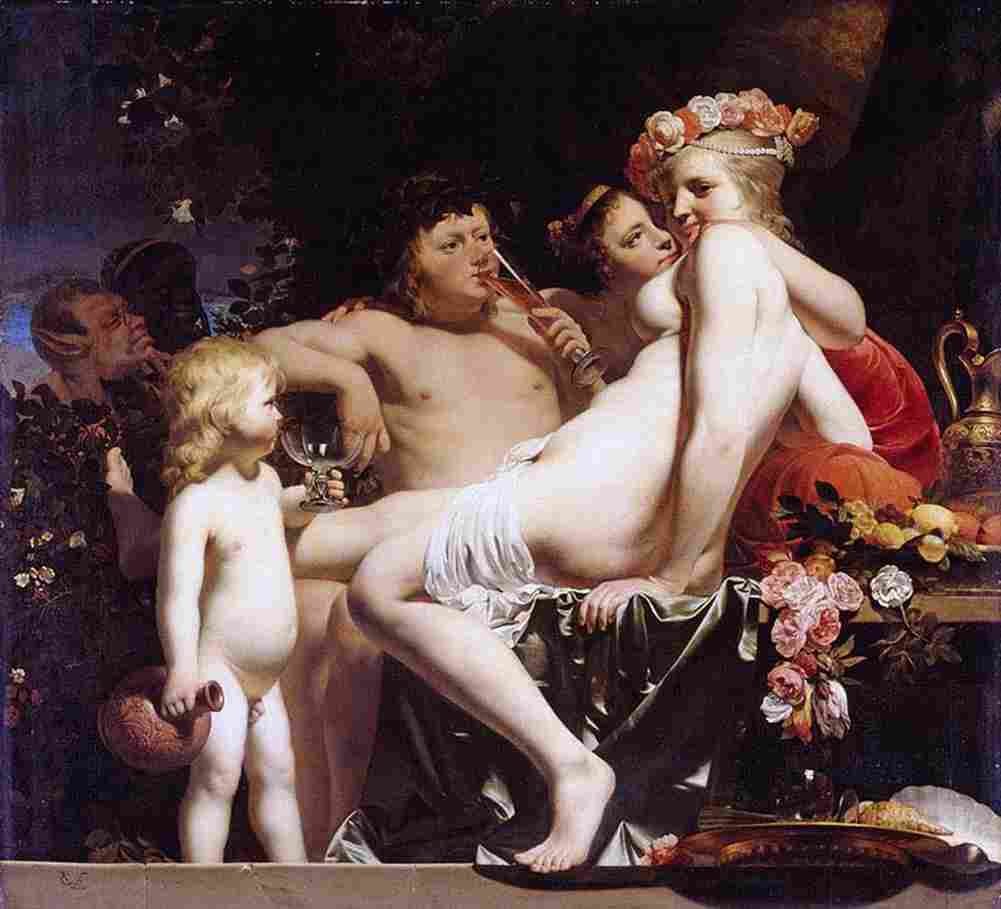 everdingen Bachus and Ariadne Art A4 Photo Print