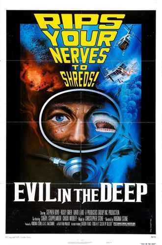 evil in deep  01 film star poster A4 Photo Print