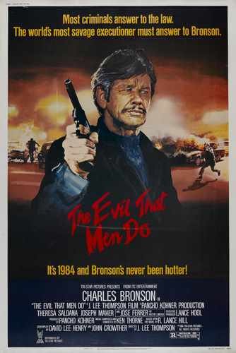 evil that men do  01 film star poster A4 Photo Print