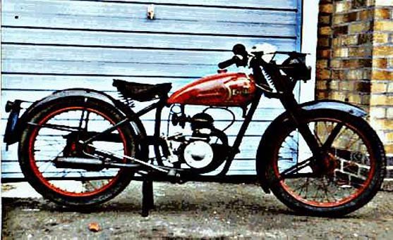 excelsior 125 (2) motorbike A4 Photo Print