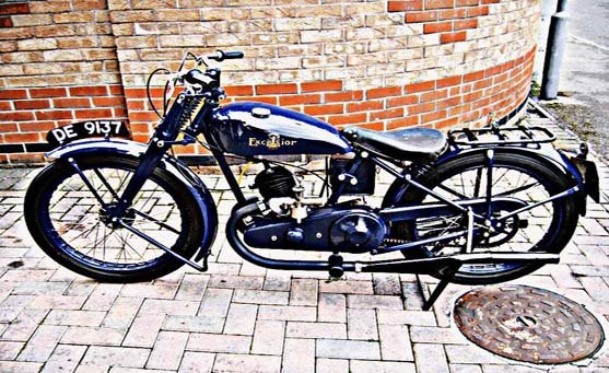 excelsior empire (2) motorbike A4 Photo Print