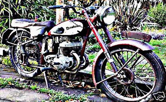 excelsior tallisman motorbike A4 Photo Print