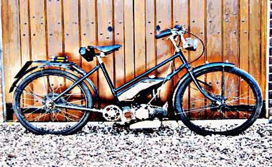 excelsior universal motorbike A4 Photo Print