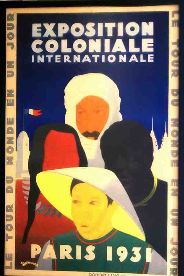 expo coloniale Paris 1931 Vintage Advert A4 Photo Print