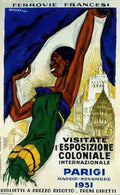 expocoloniale 1931 Vintage Advert A4 Photo Print
