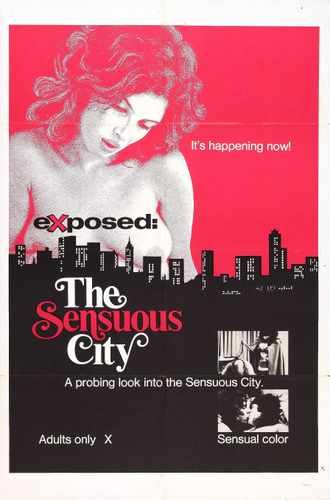 exposed sensuous city  01 film star poster A4 Photo Print