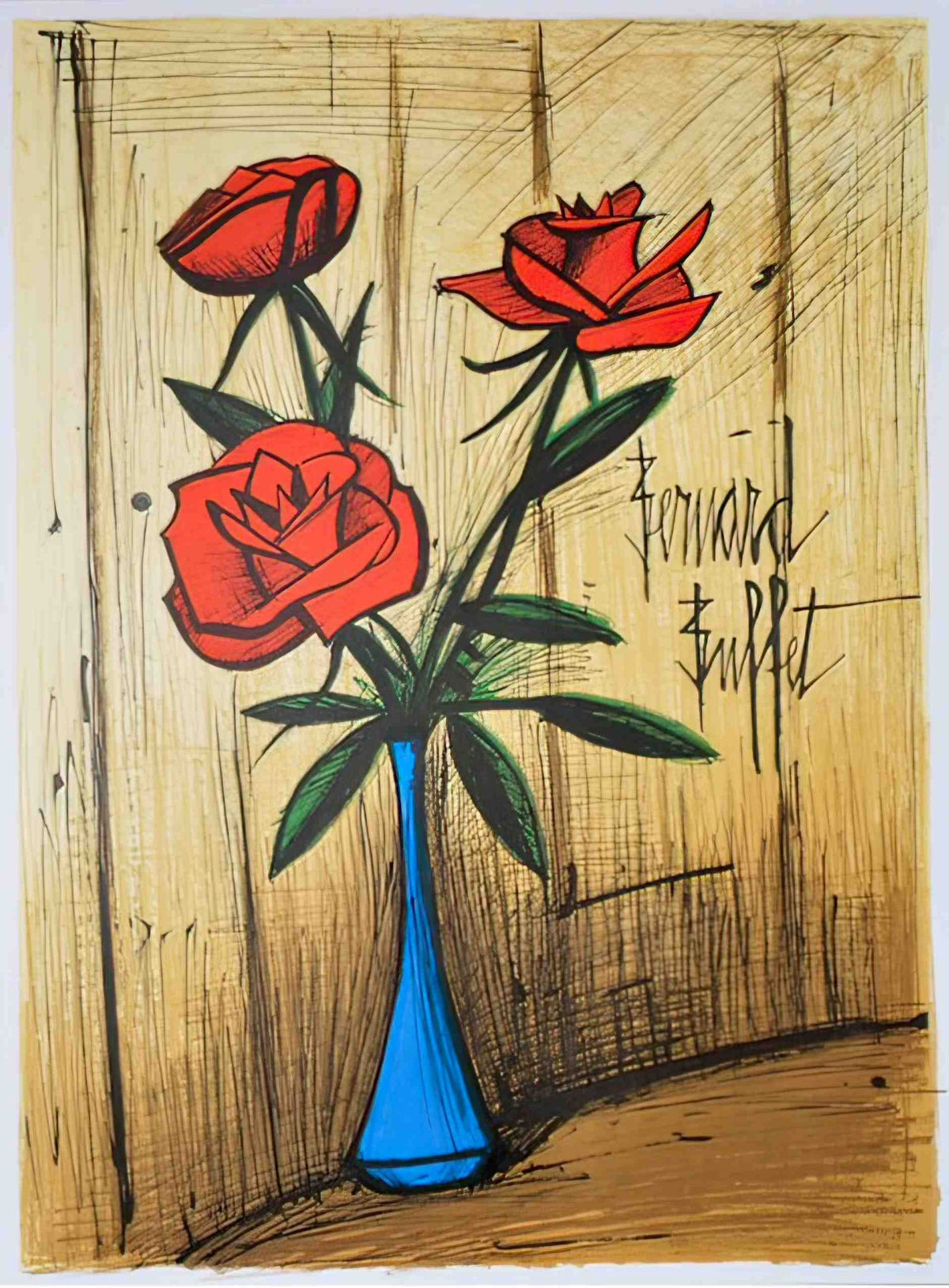 exposition bernard buffet 1981 1 Advert A4 Photo Print
