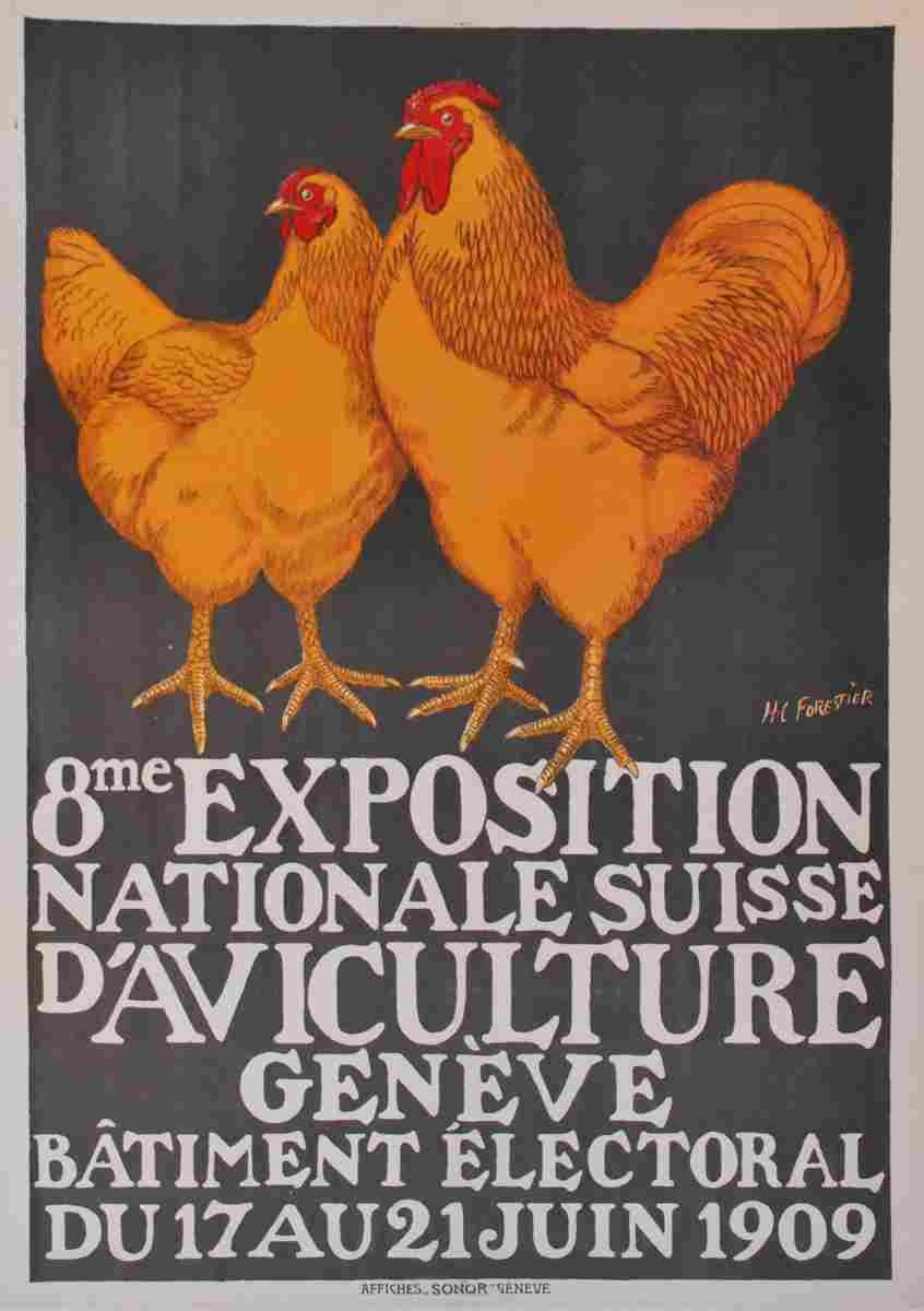 exposition d aviculture geneve 1925 10 Advert A4 Photo Print