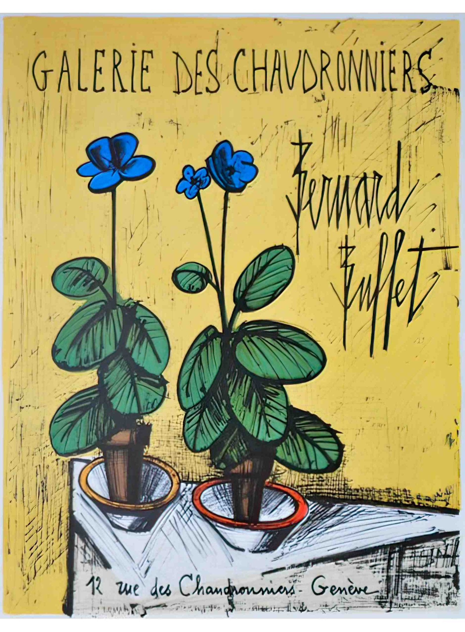 exposition geneve bernard buffet 1925 1 Advert A4 Photo Print