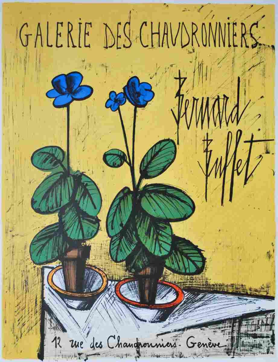 exposition geneve bernard buffet 1925 4 Advert A4 Photo Print