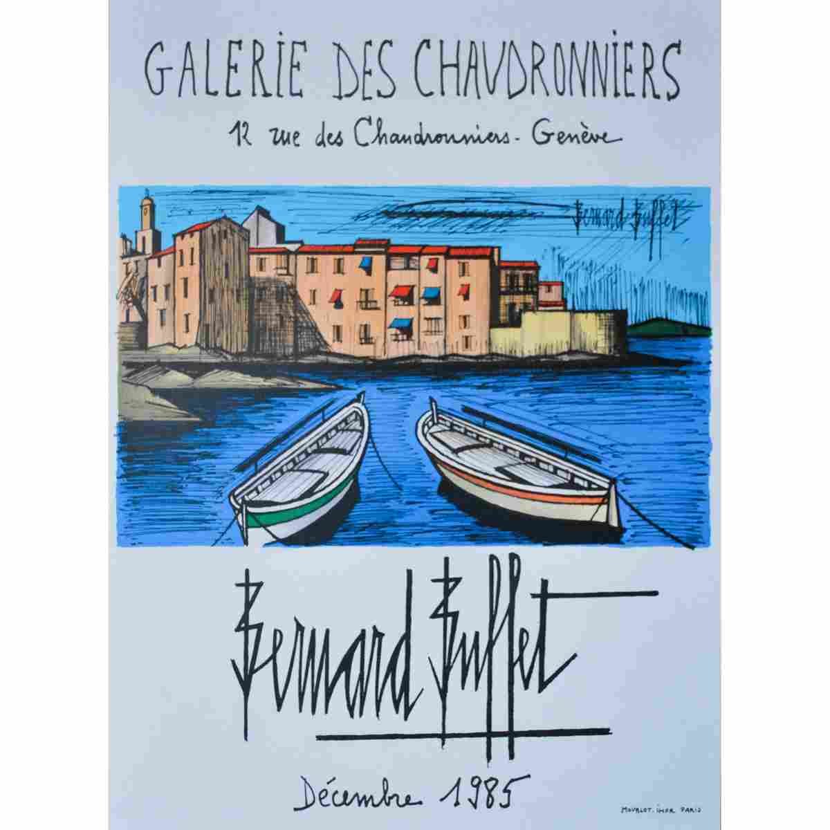 exposition geneve bernard buffet 1985 2 Advert A4 Photo Print