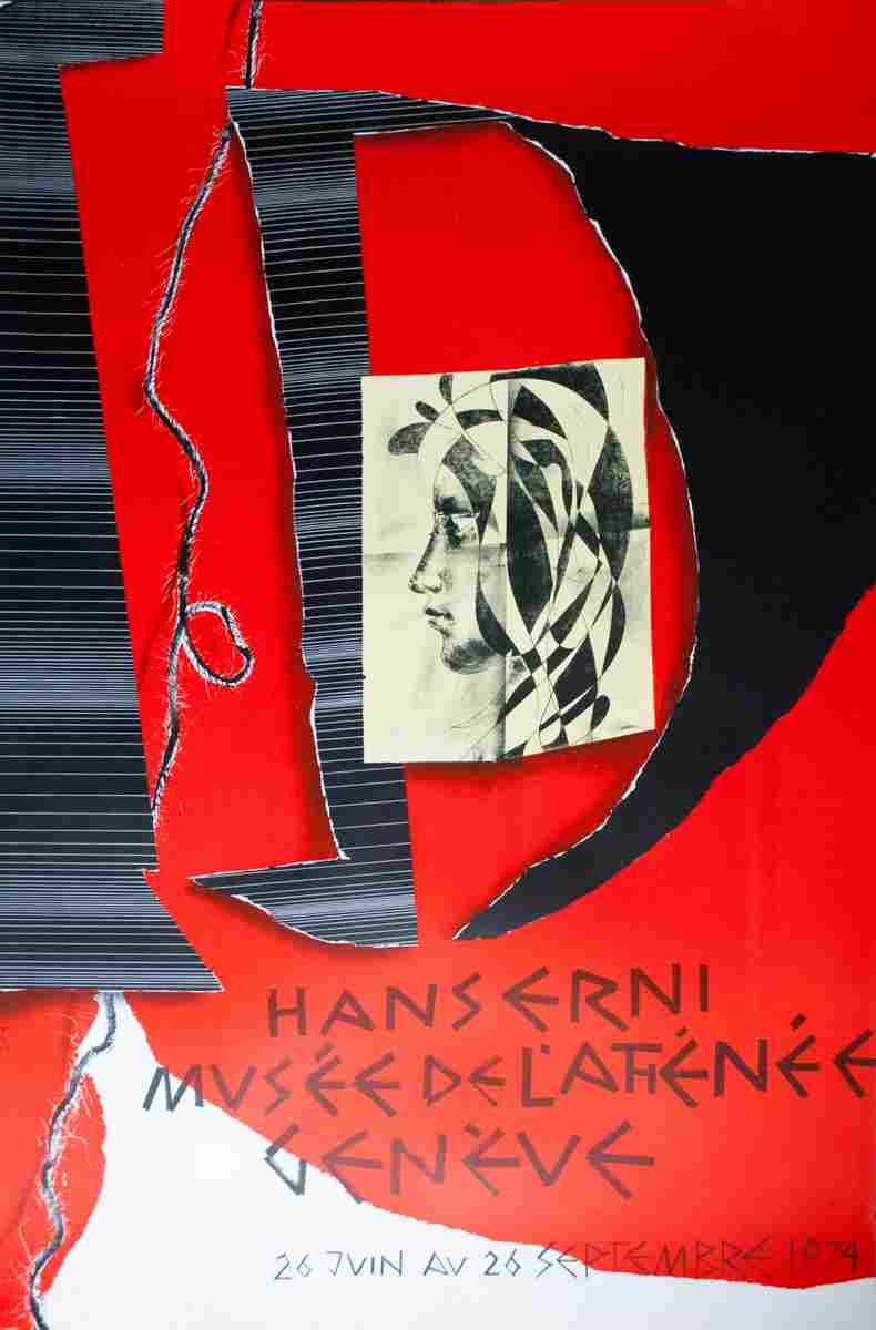 exposition musee de l athenee hans erni 1974 9 Advert A4 Photo Print