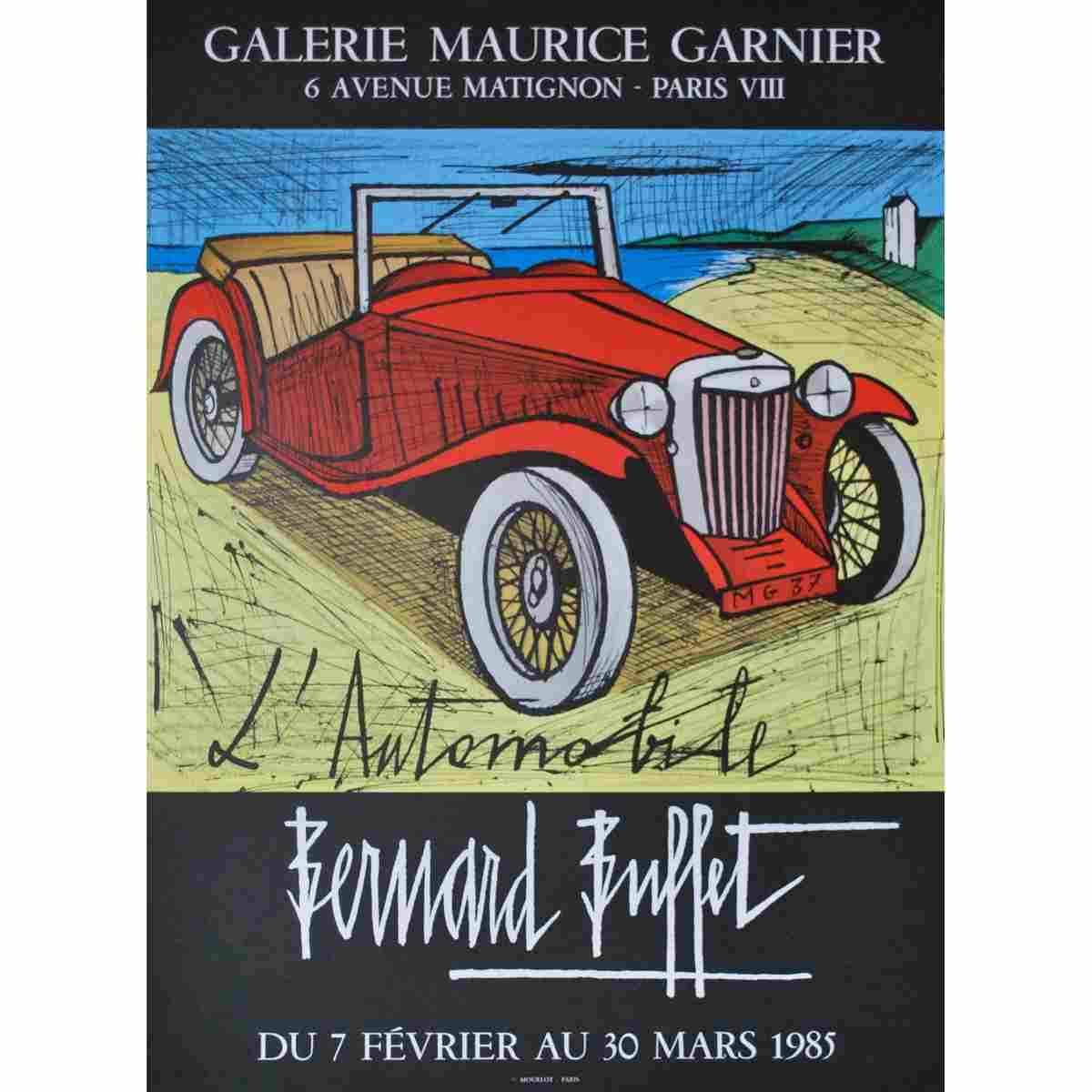 exposition paris bernard buffet 1984 5 Advert A4 Photo Print