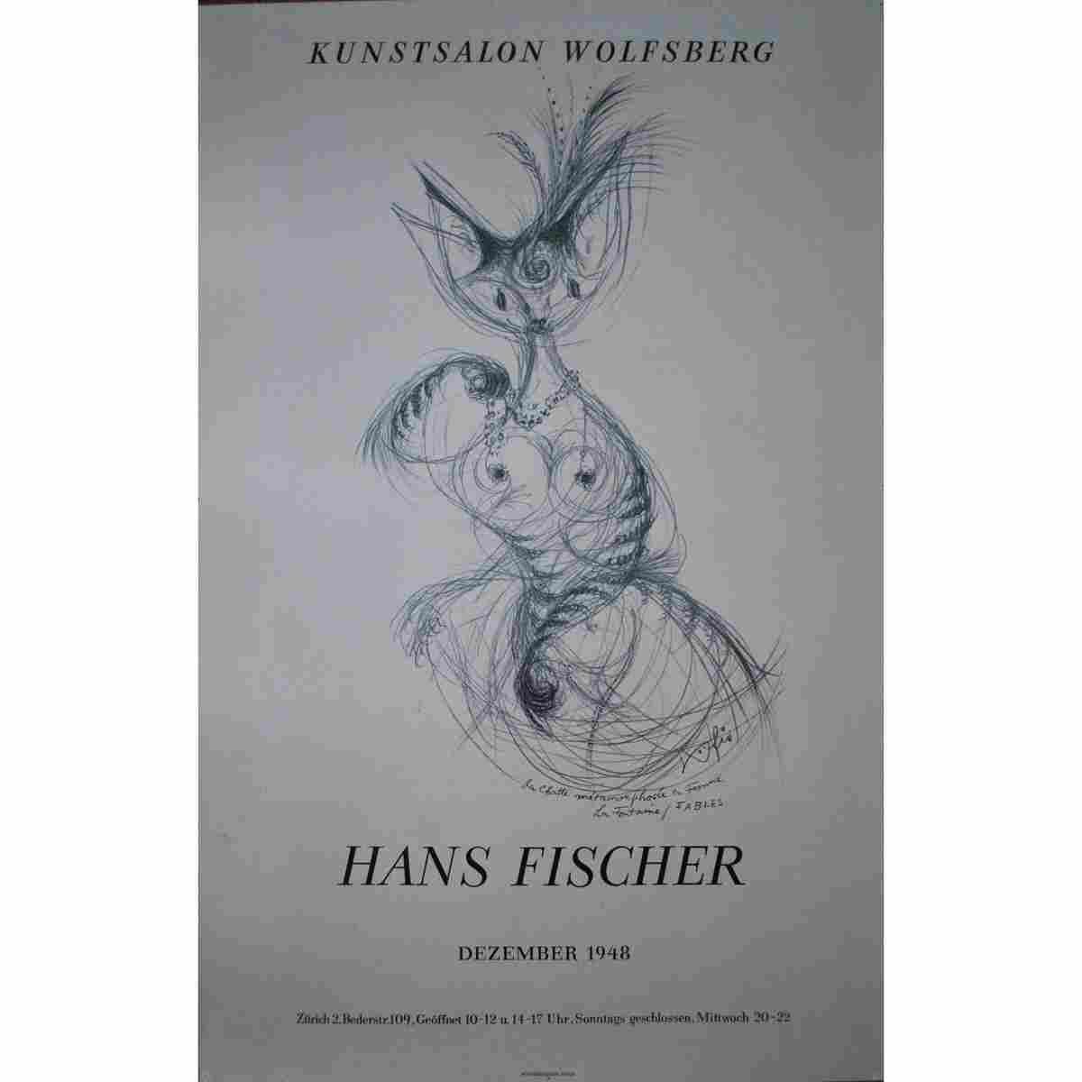 exposition zurich hans fischer 1948 2 Advert A4 Photo Print