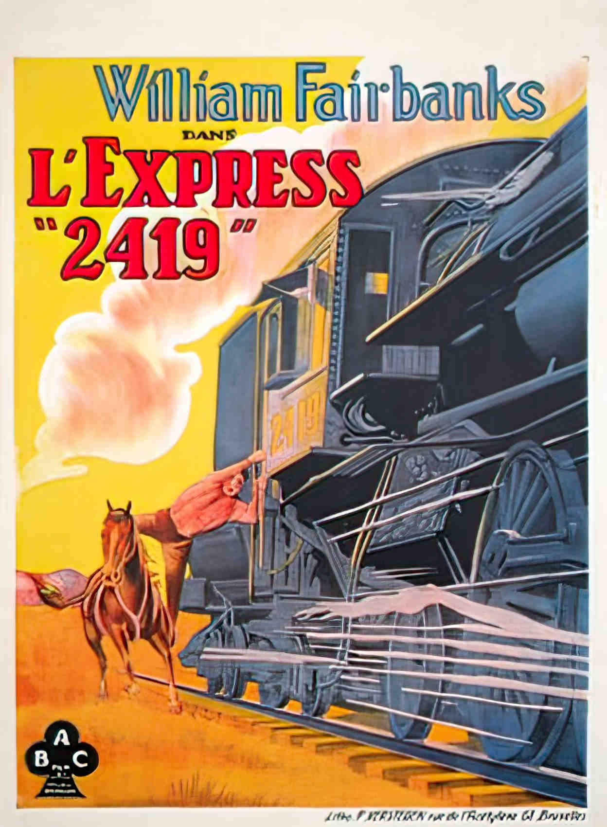 express 2419 belge Advert A4 Photo Print
