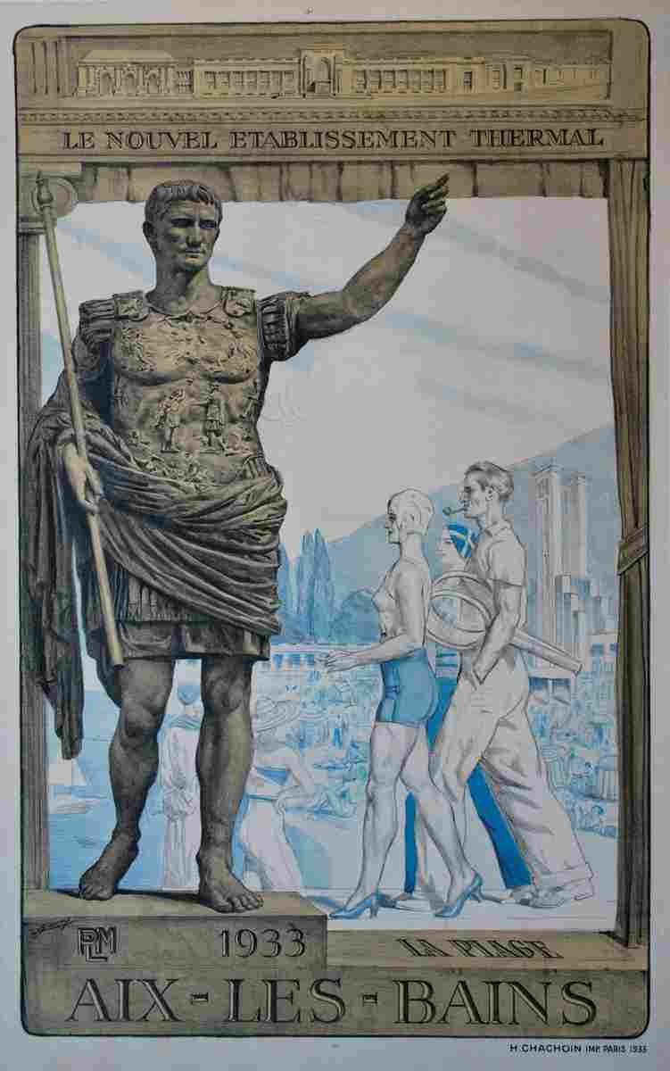 f hugo d alesi aix les bains 1889 5 Advert A4 Photo Print