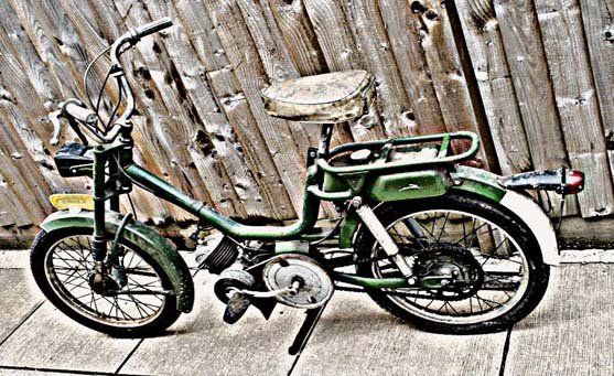 fa helgers motorbike A4 Photo Print