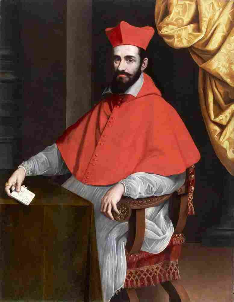 facchetti portrait of a cardinal attributed Art A4 Photo Print