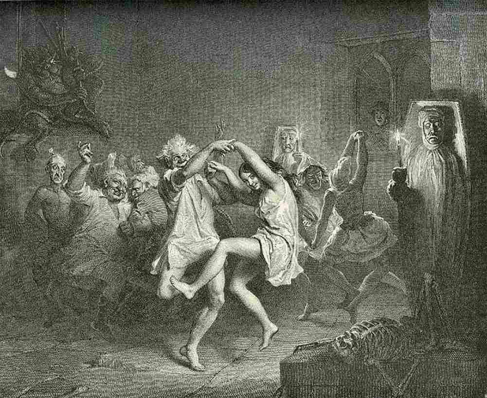 faed Tam O Shanter and the Witches Art A4 Photo Print