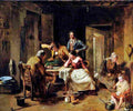 faed thomas A Game of Draughts Art A4 Photo Print