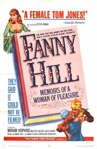 fanny hill 1964  01 film star poster A4 Photo Print