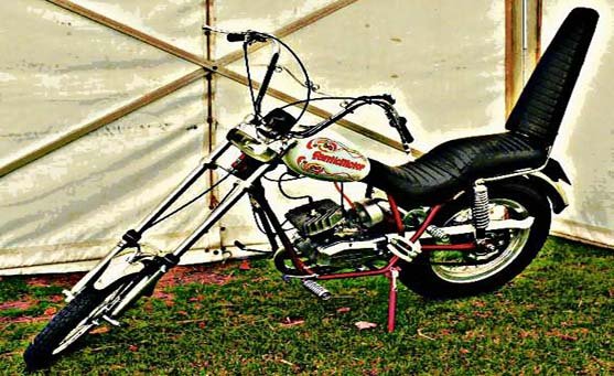 fantic50 motorbike A4 Photo Print