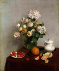 fantin flowers and fruit Art A4 Photo Print
