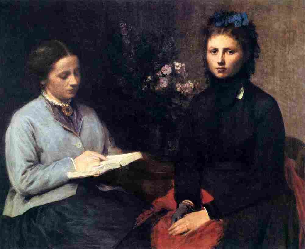 fantin the reading Art A4 Photo Print