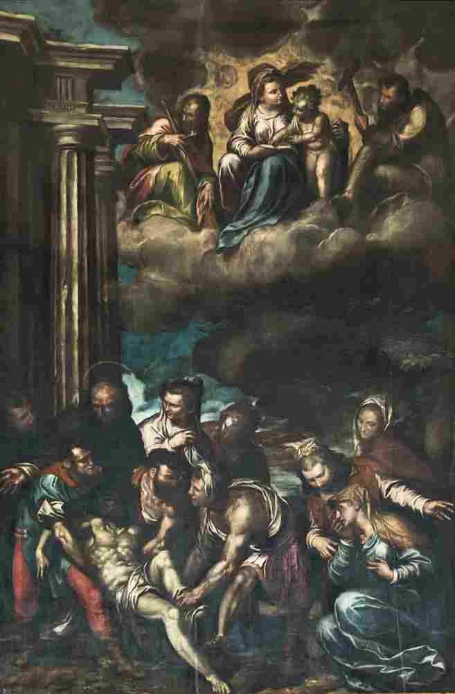 farinati the descent from the cross Art A4 Photo Print